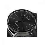  Shop Authentic Calvin Klein Post Minimal Black Dial Black Leather Strap Watch for Men - K7621401 - Luxxuri
