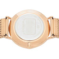 Coach Charles Black Dial Rose Gold Mesh Bracelet Watch for Men - 14602552