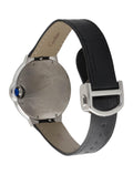  Shop Authentic Cartier Ballon Bleu De Cartier Silver Dial Black Leather Strap Watch for Women - WSBB0030 - Luxxuri