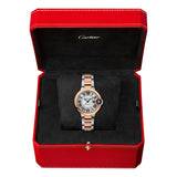  Shop Authentic Cartier Ballon Bleu de Cartier Silver Dial Two Tone Steel Strap Watch for Women - W2BB0032 - Luxxuri