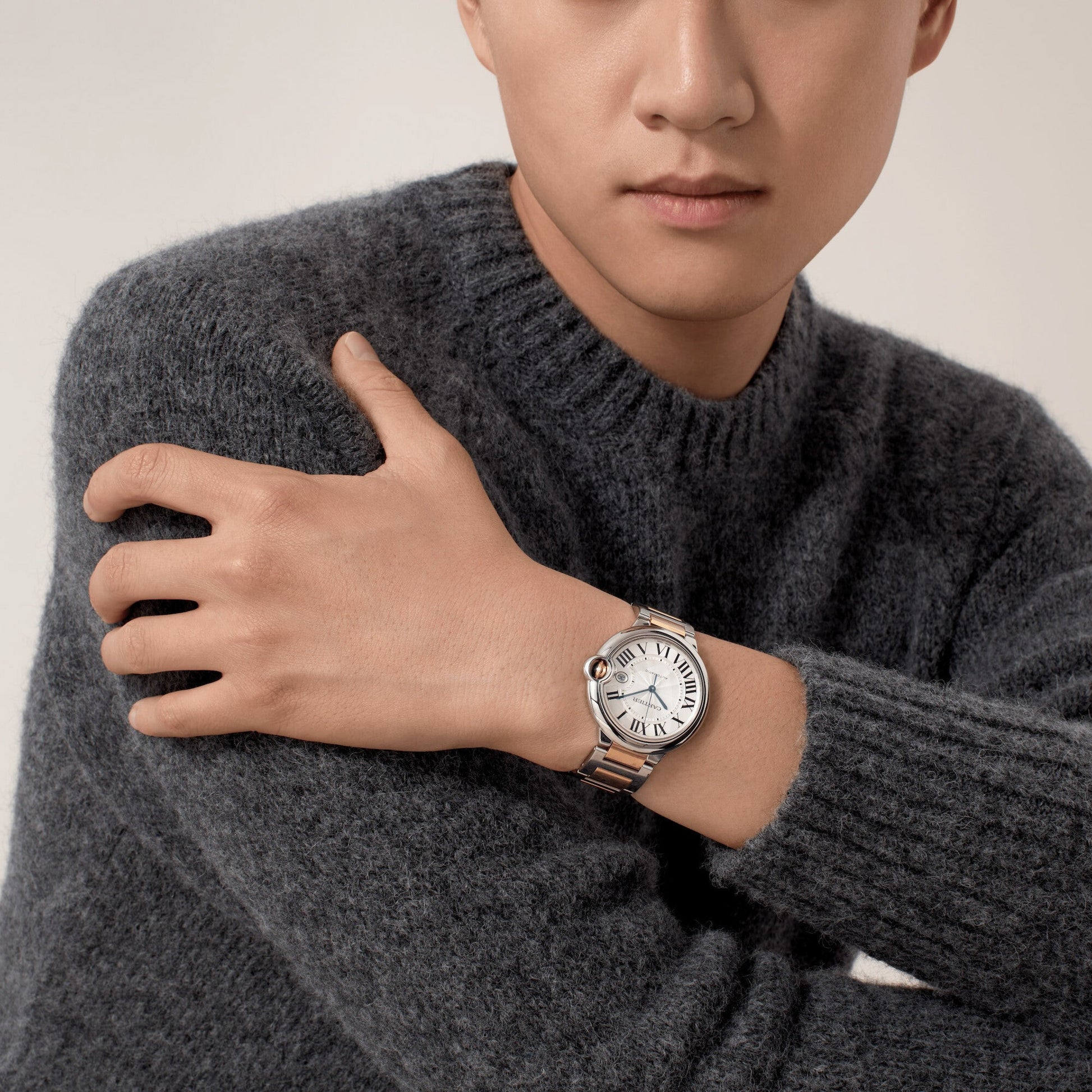  Shop Authentic Cartier Ballon Bleu de Cartier Silver Dial Two Tone Steel Strap Watch for Women - W2BB0030 - Luxxuri