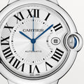  Shop Authentic Cartier Ballon Bleu De Cartier Silver Dial Silver Steel Strap Watch for Men - WSBB0049 - Luxxuri