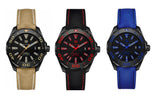  Shop Authentic Tag Heuer Aquaracer Caliber 5 Black Dial Black Nylon Strap Watch for Men - WAY208A.FC6381 - Luxxuri