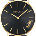  Shop Authentic Coach Perry Black Dial Black Leather Strap Watch for Women - 14503333 - Luxxuri