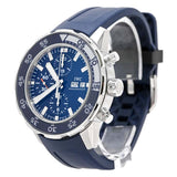  Shop Authentic IWC Aquatimer Chronograph Blue Dial Blue Rubber Strap Watch for Men - IW376711 - Luxxuri