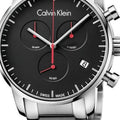  Shop Authentic Calvin Klein City Chronograph Black Dial Silver Steel Strap Watch for Men - K2G27141 - Luxxuri