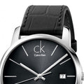  Shop Authentic Calvin Klein City Quartz Black Dial Black Leather Strap Watch for Men - K2G2G1C3 - Luxxuri