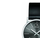  Shop Authentic Calvin Klein Minimal Black Dial Black Leather Strap Watch for Women - K7622107 - Luxxuri