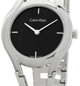  Shop Authentic Calvin Klein Class Black Dial Silver Steel Strap Watch for Women - K6R23121 - Luxxuri