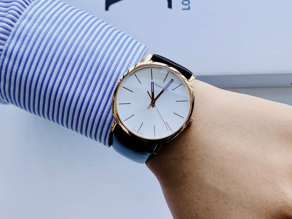  Shop Authentic Calvin Klein Posh Silver Dial Brown Leather Strap Watch for Men - K8Q316G6 - Luxxuri