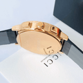  Shop Authentic Calvin Klein Posh Grey Dial Black Leather Strap Watch for Men - K8Q376C3 - Luxxuri