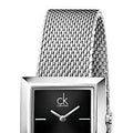  Shop Authentic Calvin Klein Mark Black Dial Silver Mesh Bracelet Watch for Women - K3R23121 - Luxxuri