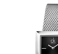  Shop Authentic Calvin Klein Mark Black Dial Silver Mesh Bracelet Watch for Women - K3R23121 - Luxxuri