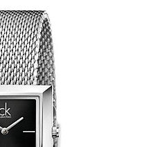  Shop Authentic Calvin Klein Mark Black Dial Silver Mesh Bracelet Watch for Women - K3R23121 - Luxxuri