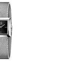  Shop Authentic Calvin Klein Mark Black Dial Silver Mesh Bracelet Watch for Women - K3R23121 - Luxxuri