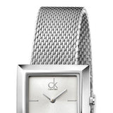  Shop Authentic Calvin Klein Mark Silver Dial Silver Mesh Bracelet Watch for Women - K3R23126 - Luxxuri