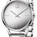  Shop Authentic Calvin Klein Stately Silver Dial Silver Steel Strap Watch for Women - K3G23128 - Luxxuri