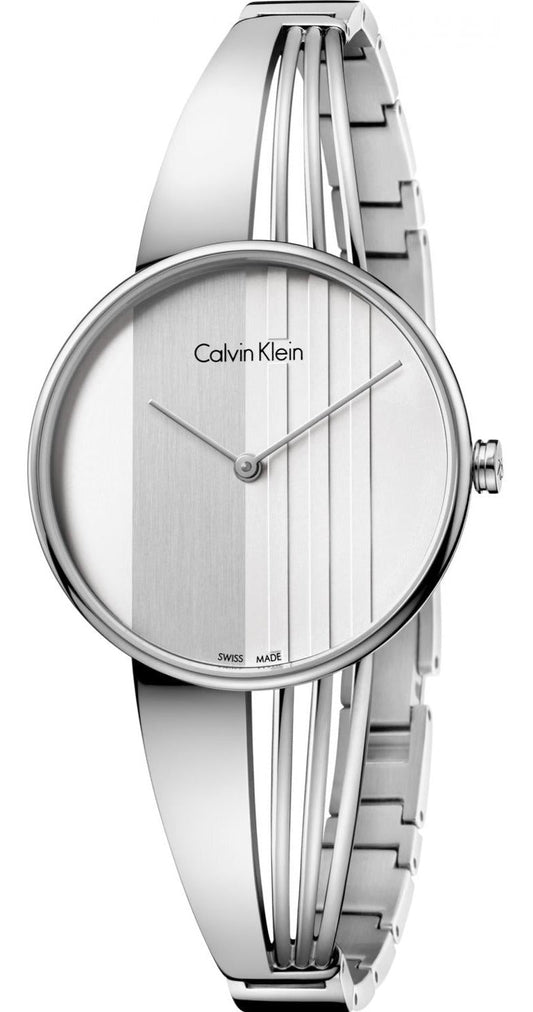  Shop Authentic Calvin Klein Drift Silver Dial Silver Steel Strap Watch for Women - K6S2N116 - Luxxuri