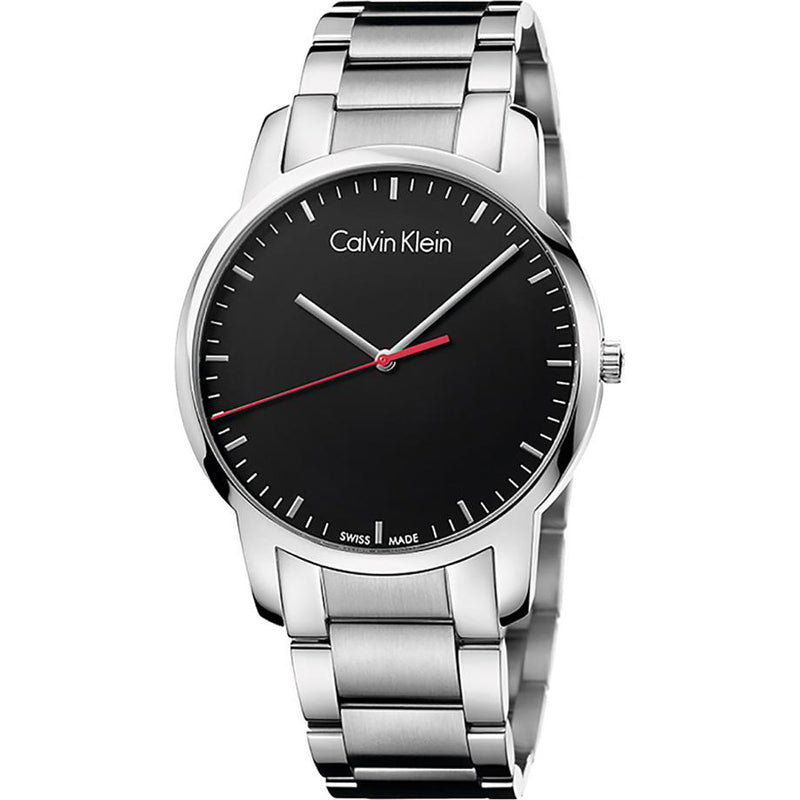  Shop Authentic Calvin Klein City Black Dial Silver Steel Strap Watch for Men - K2G2G141 - Luxxuri