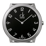  Shop Authentic Calvin Klein Minimal Black Dial Silver Mesh Bracelet Watch for Men - K3M51151 - Luxxuri