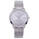  Shop Authentic Calvin Klein Minimal Silver Dial Silver Mesh Bracelet Watch for Men - K3M2112Z - Luxxuri