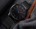  Shop Authentic Calvin Klein Minimal Black Dial Black Mesh Bracelet Watch for Men - K3M21421 - Luxxuri