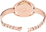  Shop Authentic Calvin Klein Impetuos Silver Dial Rose Gold Steel Strap Watch for Women - K4F2N616 - Luxxuri