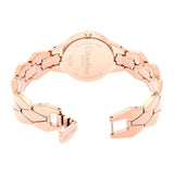  Shop Authentic Calvin Klein Snake Silver Dial Rose Gold Steel Strap Watch For Women - K6E23646 - Luxxuri