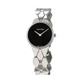  Shop Authentic Calvin Klein Snake Black Dial Silver Steel Strap Watch For Women - K6E23141 - Luxxuri