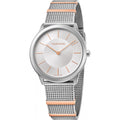  Shop Authentic Calvin Klein Minimal Silver Dial Silver Mesh Strap Watch For Men - K3M521Y6 - Luxxuri