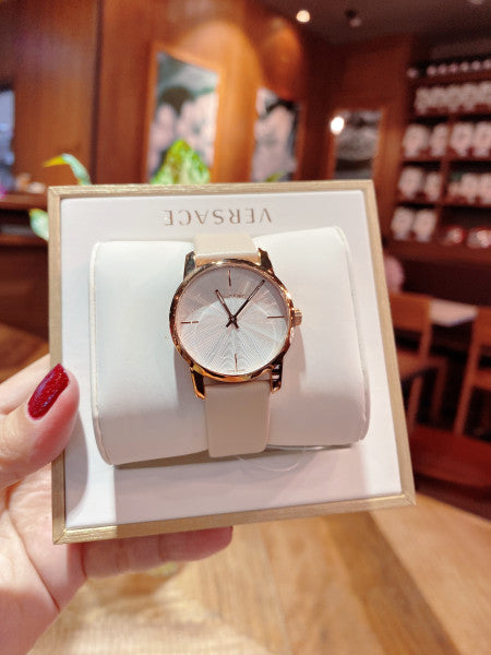  Shop Authentic Calvin Klein City Silver Dial White Leather Strap Watch for Women - K2G236X6 - Luxxuri