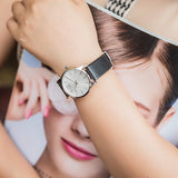  Shop Authentic Calvin Klein City Silver Dial Black Leather Strap Watch For Women - K2G231C6 - Luxxuri