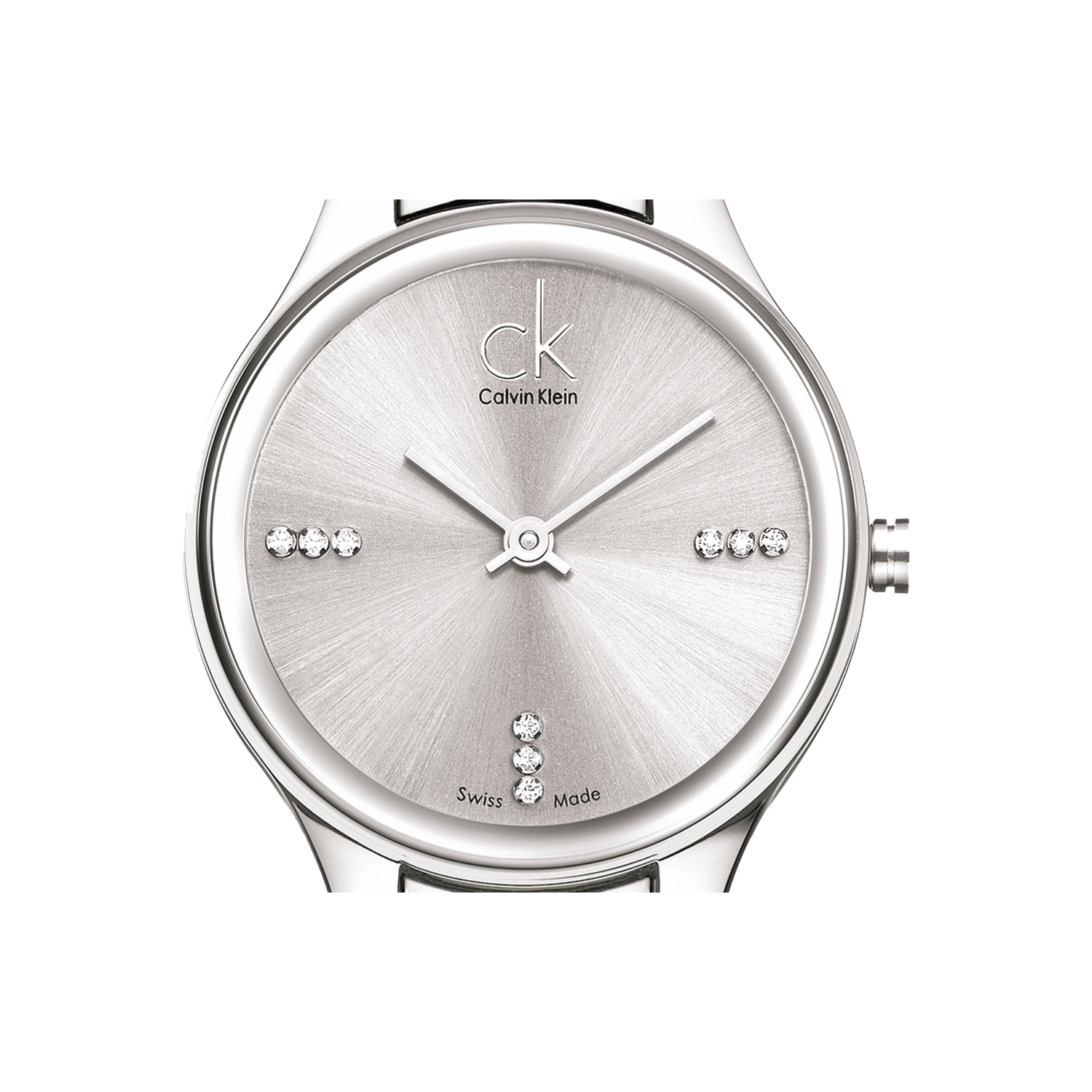  Shop Authentic Calvin Klein Simplicity Silver Dial Silver Steel Strap Watch for Women - K4323120 - Luxxuri