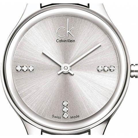  Shop Authentic Calvin Klein Simplicity Silver Dial Silver Steel Strap Watch for Women - K4323120 - Luxxuri