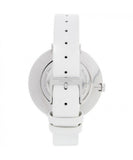  Shop Authentic Calvin Klein Rise White Grey Dial White Leather Strap Watch for Women - K7A231L6 - Luxxuri