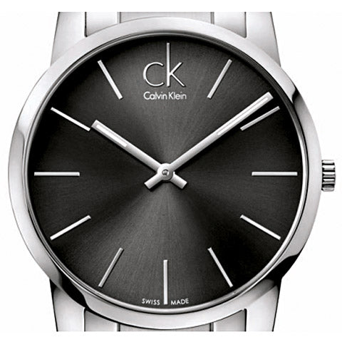  Shop Authentic Calvin Klein City Black Dial Silver Steel Strap Watch for Men - K2G21161 - Luxxuri