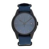 Shop Authentic Calvin Klein Tone Blue Dial Blue NATO Strap Watch for Men - K7K514VN - Luxxuri