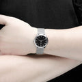  Shop Authentic Calvin Klein Minimal Black Dial Silver Mesh Bracelet Watch for Women - K3M52151 - Luxxuri