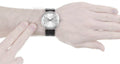  Shop Authentic Calvin Klein Surround Silver Dial Black Leather Strap Watch for Men - K3W211C6 - Luxxuri