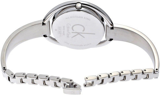  Shop Authentic Calvin Klein Impetuous Silver Dial Silver Steel Strap Watch for Women - K4F2N116 - Luxxuri