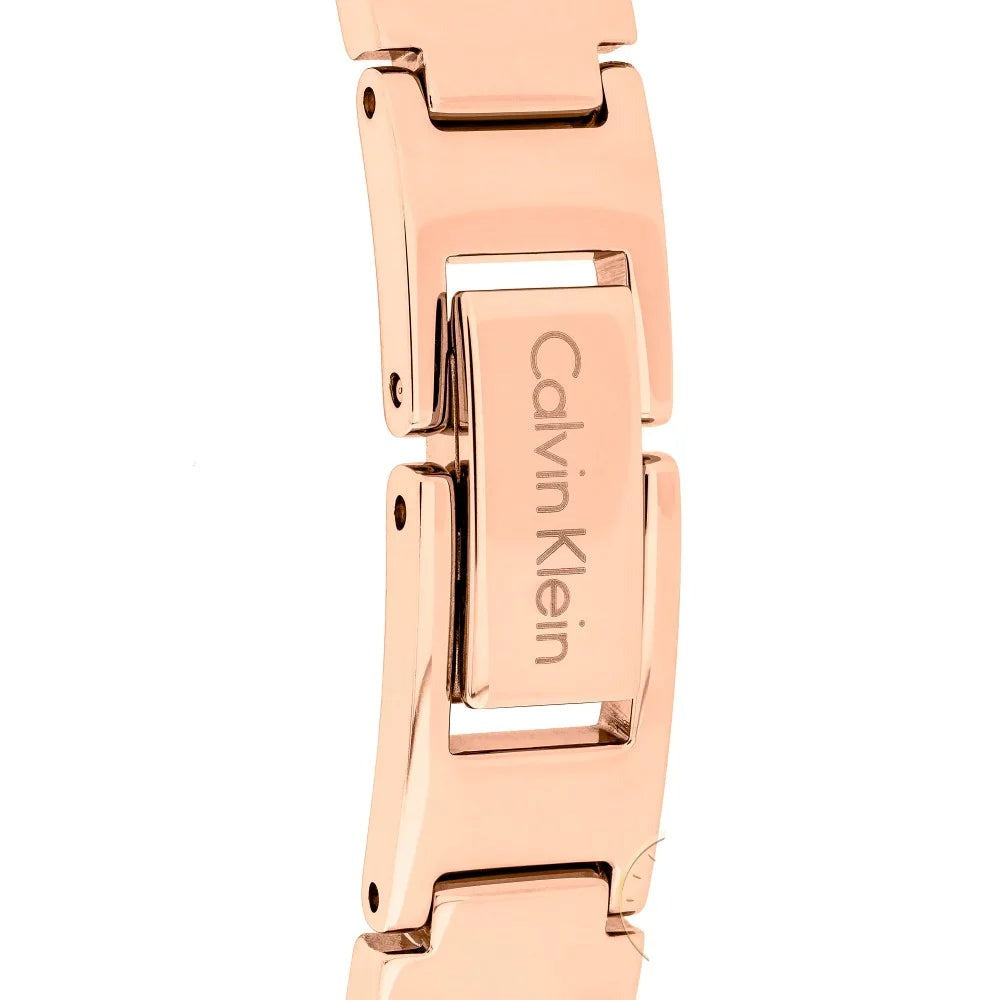  Shop Authentic Calvin Klein Drift White Dial Rose Gold Steel Strap Watch for Women - K6S2N616 - Luxxuri