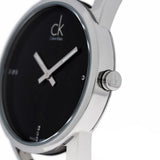  Shop Authentic Calvin Klein Stately Black Dial Silver Steel Strap Watch for Women - K3G2312S - Luxxuri