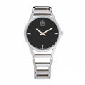  Shop Authentic Calvin Klein Stately Black Dial Silver Steel Strap Watch for Women - K3G2312S - Luxxuri