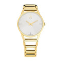  Shop Authentic Calvin Klein Stately White Dial Gold Steel Strap Watch for Women - K3G2352W - Luxxuri