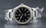 Shop Authentic Tag Heuer Link Quartz Black Dial Silver Steel Strap Watch for Women - WBC2110.BA0603 - Luxxuri