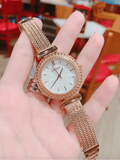  Shop Authentic Guess Monroe Silver Dial Rose Gold Steel Strap Watch For Women - W1152L3 - Luxxuri