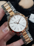  Shop Authentic Michael Kors Slim Runway White Dial Two Tone Steel Strap Watch for Women - MK3204 - Luxxuri