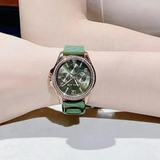  Shop Authentic Michael Kors Mini Pilot Chronograph Green Dial Green Silicone Strap Watch For Women - MK7421 - Luxxuri