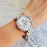  Shop Authentic Michael Kors Parker Quartz Silver Dial Silver Steel Strap Watch For Women - MK6658 - Luxxuri