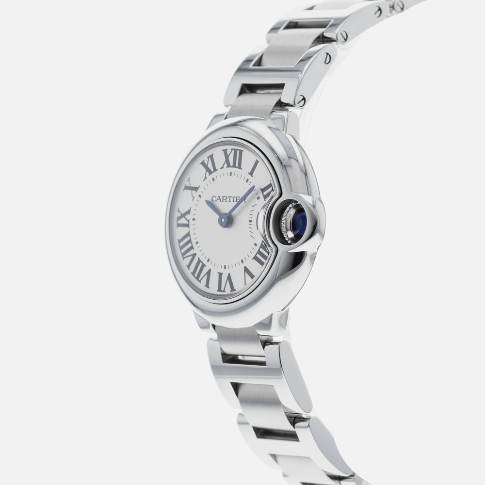  Shop Authentic Cartier Ballon Bleu De Cartier White Dial Silver Steel Strap Watch for Women - W69010Z4 - Luxxuri